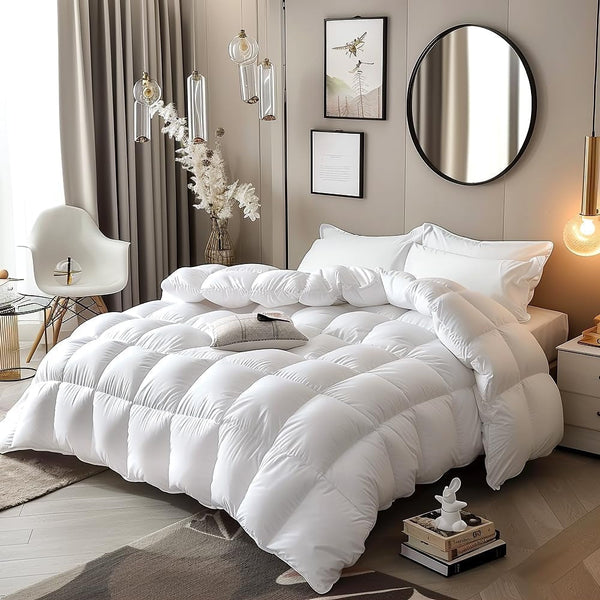 Goose Feather Down Quilt 500/700Gsm Duvet Doonas Quilt Covers