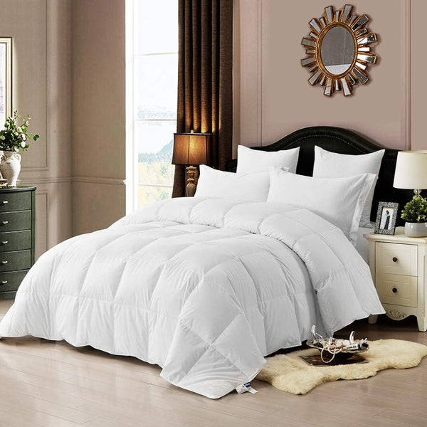 Goose Feather Down Quilt 500/700Gsm Duvet Doonas Quilt Covers