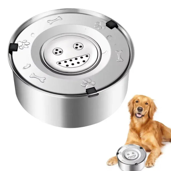 No Spill Dog Water Bowl Anti Splash Non Slip Feeder Dog Bowls