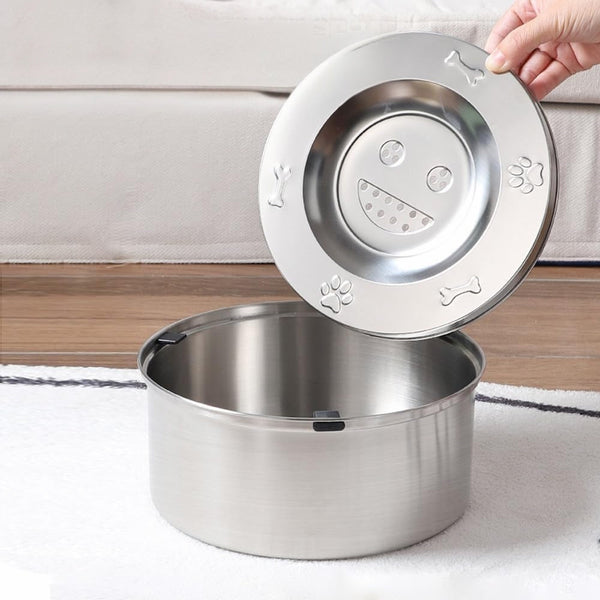 No Spill Dog Water Bowl Anti Splash Non Slip Feeder Dog Bowls