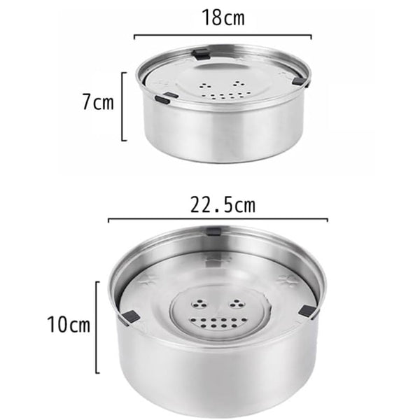 No Spill Dog Water Bowl Anti Splash Non Slip Feeder Dog Bowls