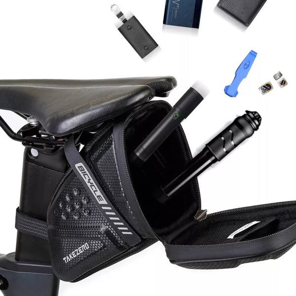 Bike Saddle Bag Hard Shell Rear Storage For Road And Mountain Bikes Bicycle Transport Cases & Bags