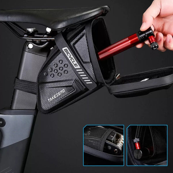 Bike Saddle Bag Hard Shell Rear Storage For Road And Mountain Bikes Bicycle Transport Cases & Bags