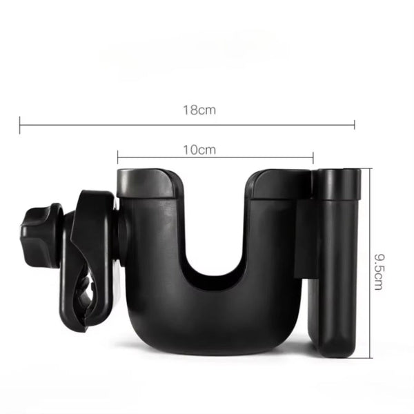 Pram Cup And Phone Holder Anti Slip Stroller Bottle Accessories Pram Cup Holders & Snack Trays