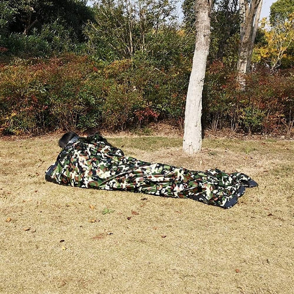 Camouflage Waterproof Emergency Sleeping Bag For Outdoor Camping And Survival Sleeping Bags