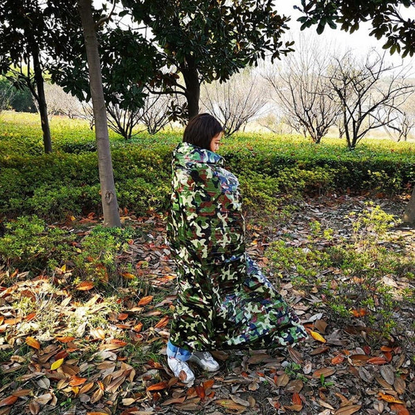 Camouflage Waterproof Emergency Sleeping Bag For Outdoor Camping And Survival Sleeping Bags