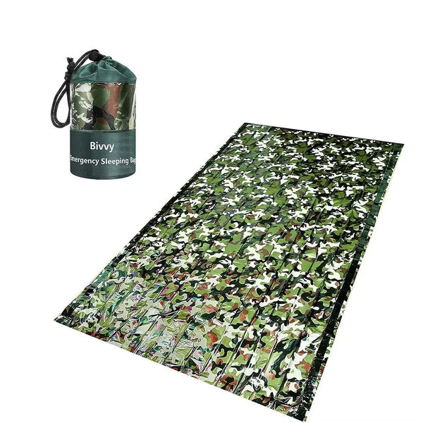 Camouflage Waterproof Emergency Sleeping Bag For Outdoor Camping And Survival Sleeping Bags