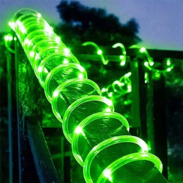 Solar Led Rope Lights Waterproof Outdoor Garden Deck Lighting String Lights