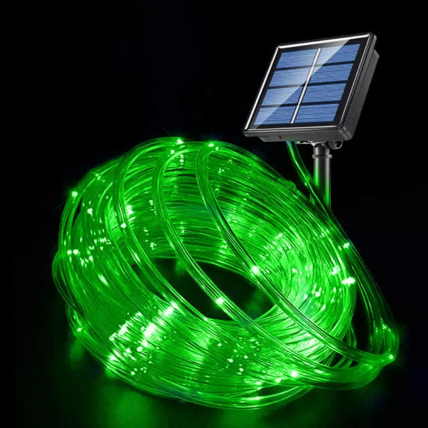 Solar Led Rope Lights Waterproof Outdoor Garden Deck Lighting String Lights