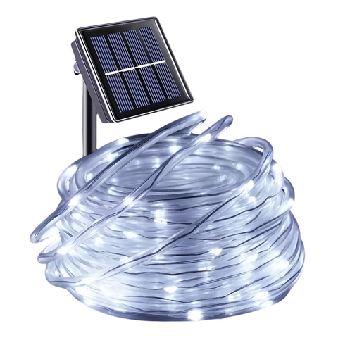 Solar Led Rope Lights Waterproof Outdoor Garden Deck Lighting String Lights