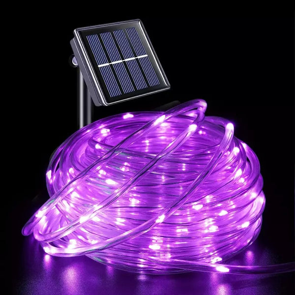 Solar Led Rope Lights Waterproof Outdoor Garden Deck Lighting String Lights