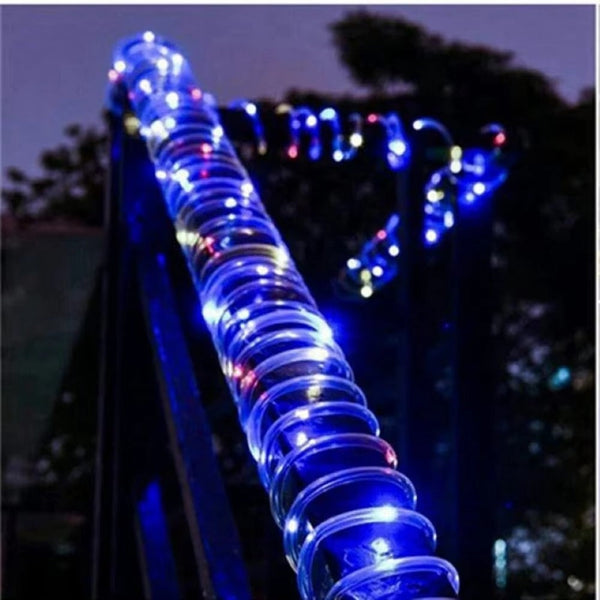 Solar Led Rope Lights Waterproof Outdoor Garden Deck Lighting String Lights
