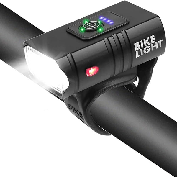 Usb Rechargeable Bike Light Led Headlight 6 Modes Lights & Reflectors