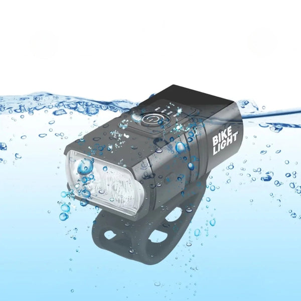 Usb Rechargeable Bike Light Led Headlight 6 Modes Lights & Reflectors