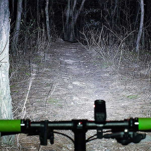 Usb Rechargeable Bike Light Led Headlight 6 Modes Lights & Reflectors