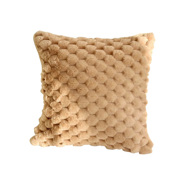 3D Soft Plush Pineapple Grid Throw Pillowcase Pillow Cases