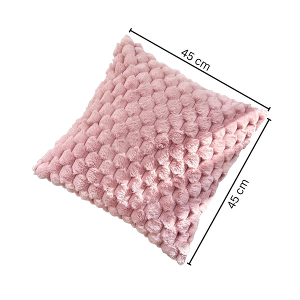 3D Soft Plush Pineapple Grid Throw Pillowcase Pillow Cases