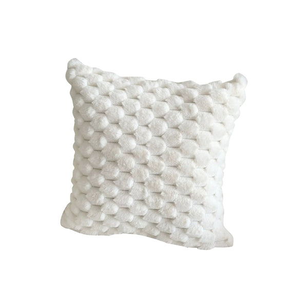 3D Soft Plush Pineapple Grid Throw Pillowcase Pillow Cases