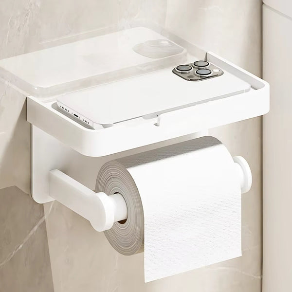 Aluminum Alloy Wall Mounted Toilet Paper Holder Toilet Paper Holders & Storage