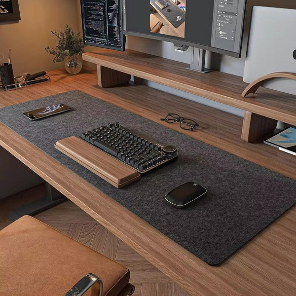 Wool Felt Mouse Pad Non Slip Desk Protector For Gaming And Office Desk Mats