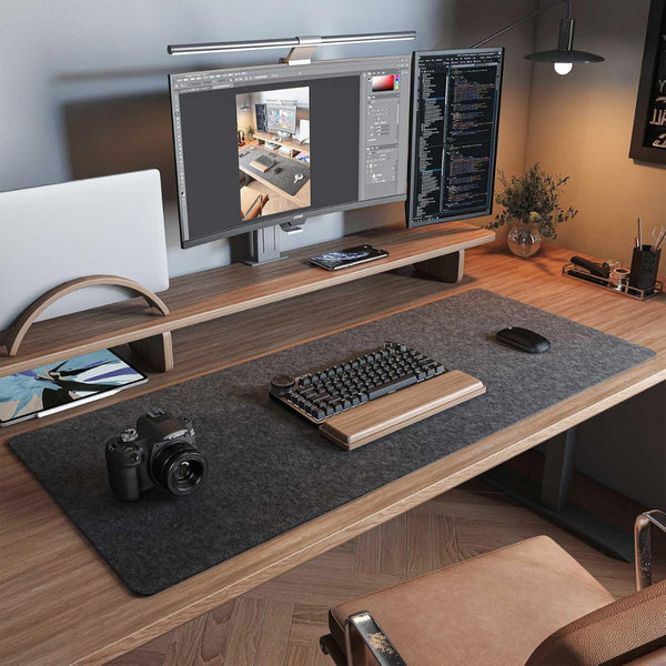 Wool Felt Mouse Pad Non Slip Desk Protector For Gaming And Office Desk Mats