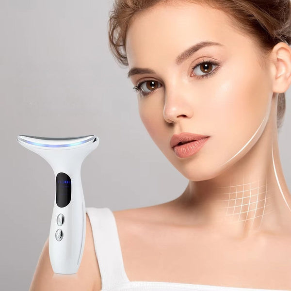 Neck And Face Led Photon Therapy Skin Tightening Anti Wrinkle Device Anti Aging Products