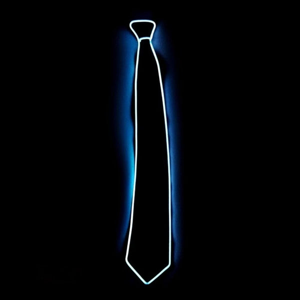 Men's Led Glowing Neon Tie Light Up Party Accessory Ties