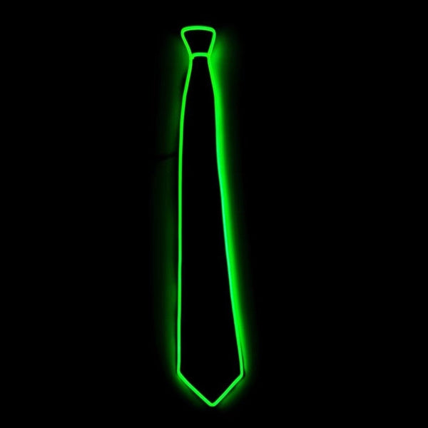 Men's Led Glowing Neon Tie Light Up Party Accessory Ties