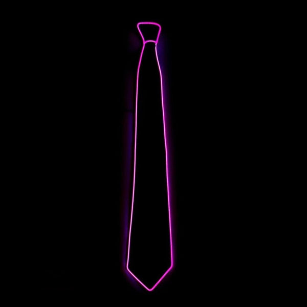 Men's Led Glowing Neon Tie Light Up Party Accessory Ties