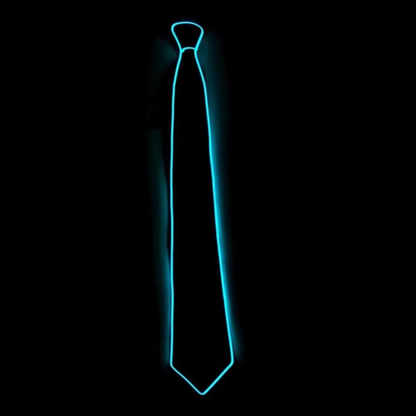 Men's Led Glowing Neon Tie Light Up Party Accessory Ties