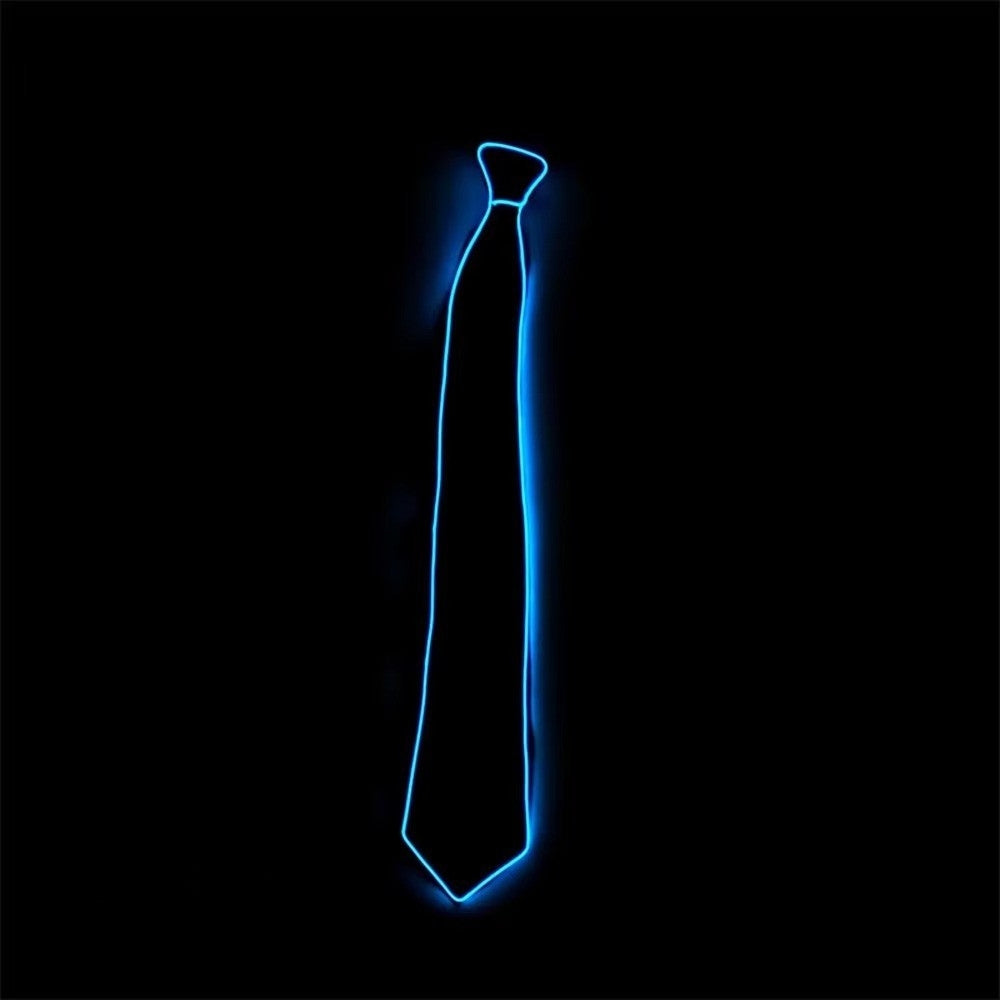 Men's Led Glowing Neon Tie Light Up Party Accessory Ties