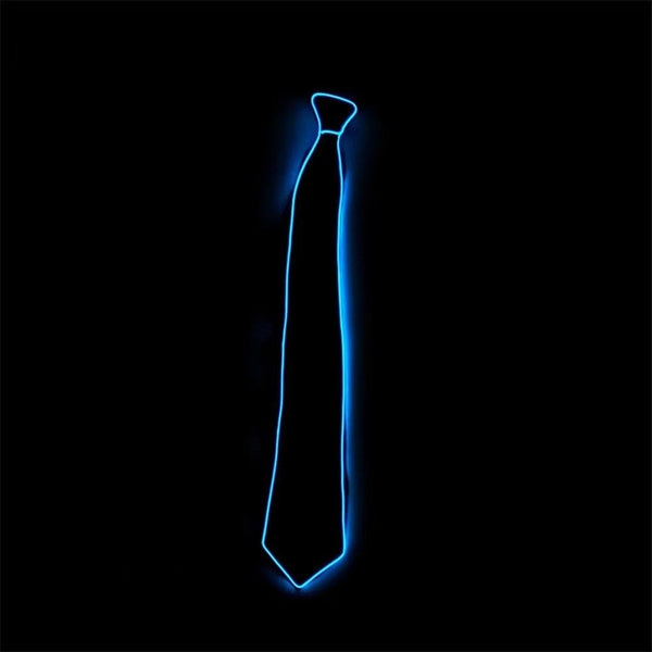 Men's Led Glowing Neon Tie Light Up Party Accessory Ties