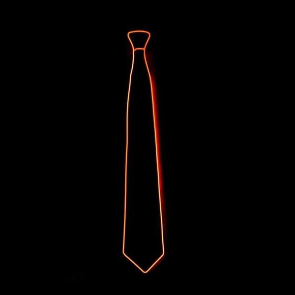 Men's Led Glowing Neon Tie Light Up Party Accessory Ties