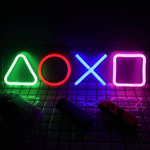 Custom Neon Ps4 Game Icon Light Led Wall Sign For Room Decor Other Home Décor
