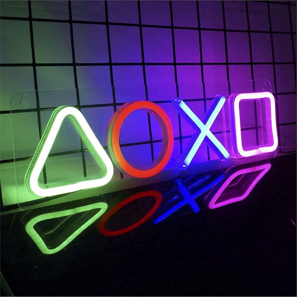Custom Neon Ps4 Game Icon Light Led Wall Sign For Room Decor Other Home Décor