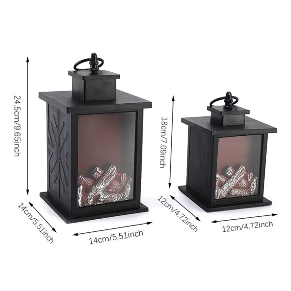 Led Fireplace Lamp Decorative Flame Light Lamps