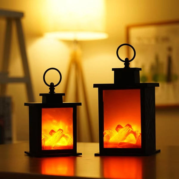 Led Fireplace Lamp Decorative Flame Light Lamps