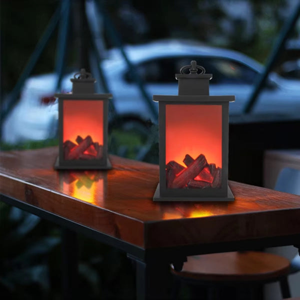 Led Fireplace Lamp Decorative Flame Light Lamps