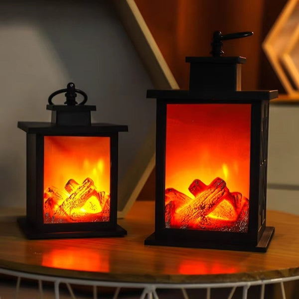 Led Fireplace Lamp Decorative Flame Light Lamps