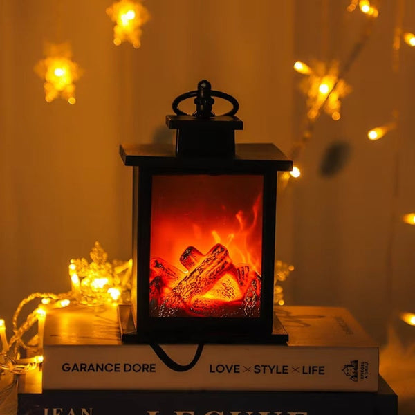 Led Fireplace Lamp Decorative Flame Light Lamps