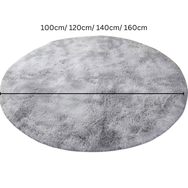 Ultra Soft Fluffy Round Shaggy Rug Carpet For Kids Bedroom Rugs & Carpets