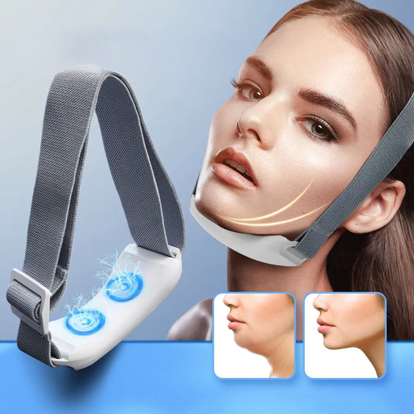 Vibration Ems Face Lifting Massager Double Chin Remover Shaping Belt Massagers
