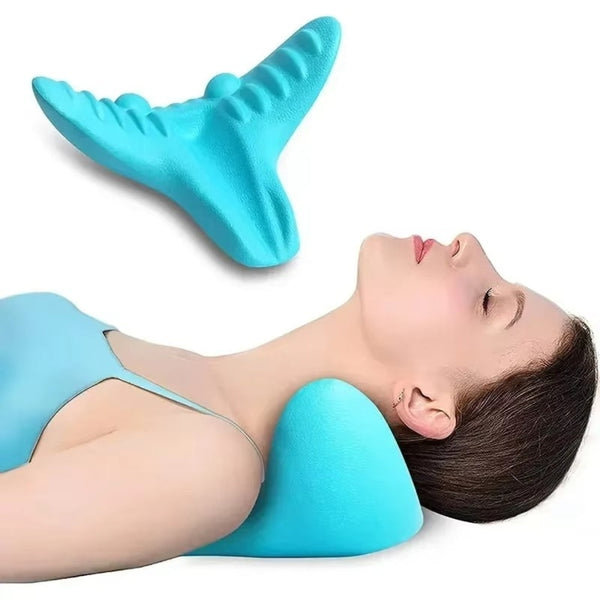 Neck And Shoulder Relaxer Cervical Traction Massage Pillow Pillows