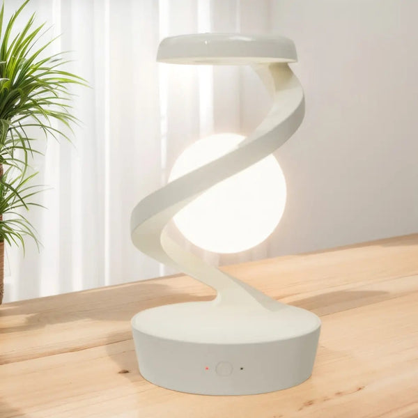 Levitating 3D Moon Lamp With Led Rgb Light And Wireless Phone Charger Chargers & Cradles