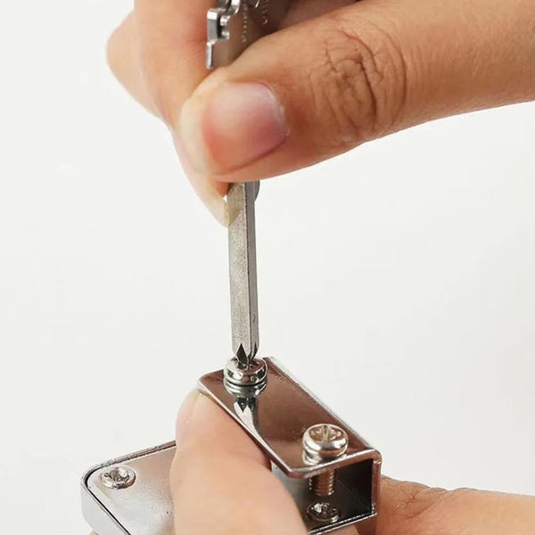 6 In 1 Multi Tool Stainless Steel Keychain Pocket Cutter Multi Tools