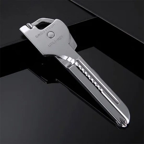 6 In 1 Multi Tool Stainless Steel Keychain Pocket Cutter Multi Tools