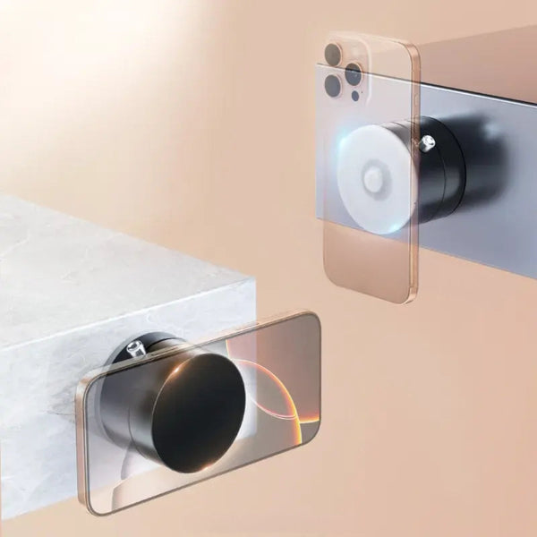 Double Sided Suction Cup Foldable Magnetic Phone Holder Bike Phone Holders