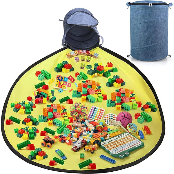 Large Detachable Quick Storage Game Mat Bucket Storage Bags
