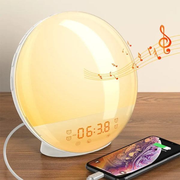 Wake Up Light Alarm Clock With Sunrise Simulation And Dual Alarms Alarm Clocks & Clock Radios