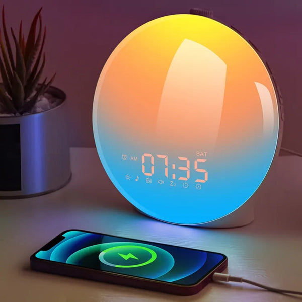 Wake Up Light Alarm Clock With Sunrise Simulation And Dual Alarms Alarm Clocks & Clock Radios